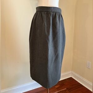 Vintage Givenchy‎ Nouvelle Boutique Gray Pencil Skirt